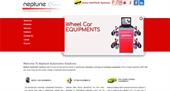 Desktop Screenshot of neptuneautomotive.in